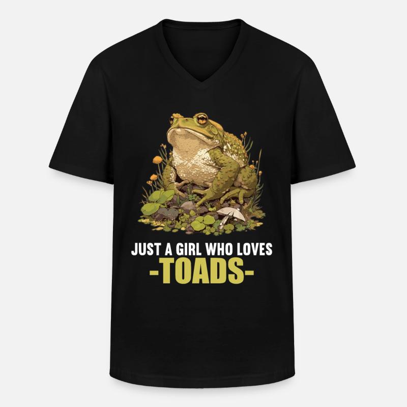 Crapaud crapaud crapaud - T-shirt col V Homme - noir