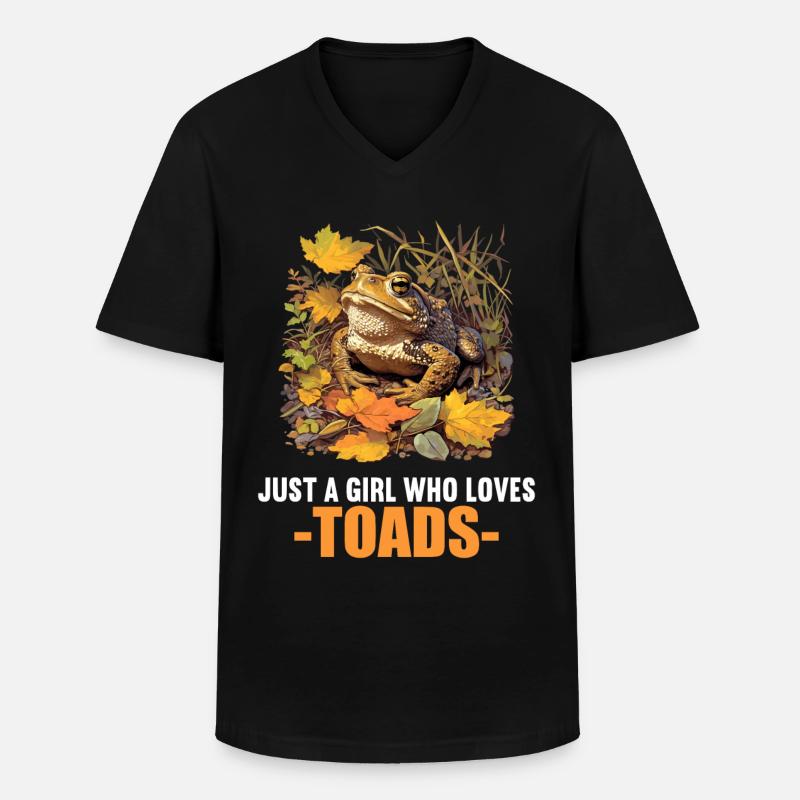 Crapaud crapaud crapaud - T-shirt col V Homme - noir