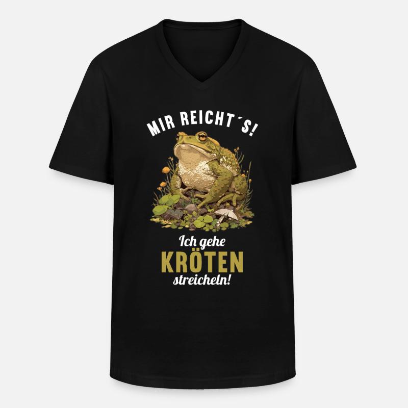 Toad Toads Toad - Men's V-Neck T-Shirt - black