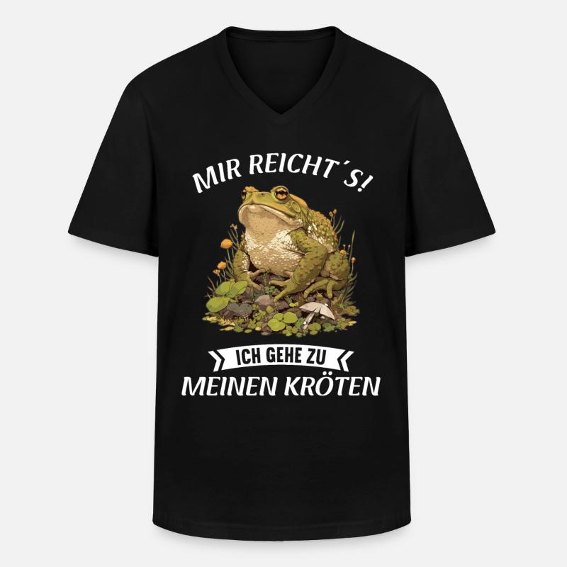 Toad Toads Toad - Men's V-Neck T-Shirt - black