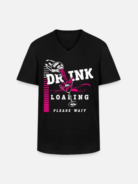 Bartender Mixologist Drink Loading - Männer-T-Shirt mit V-Ausschnitt - Schwarz