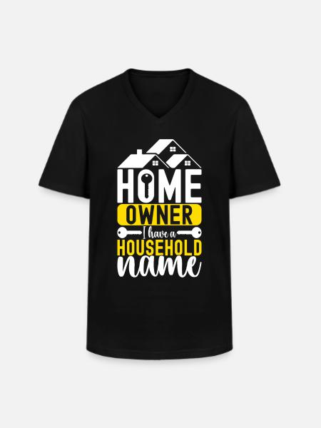 Homeowners Housewarming Party - Men's V-Neck T-Shirt - black
