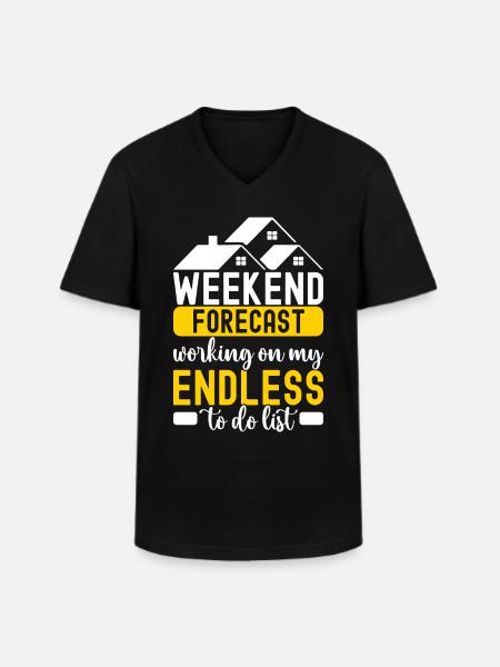 Homeowners Housewarming Party - Men's V-Neck T-Shirt - black