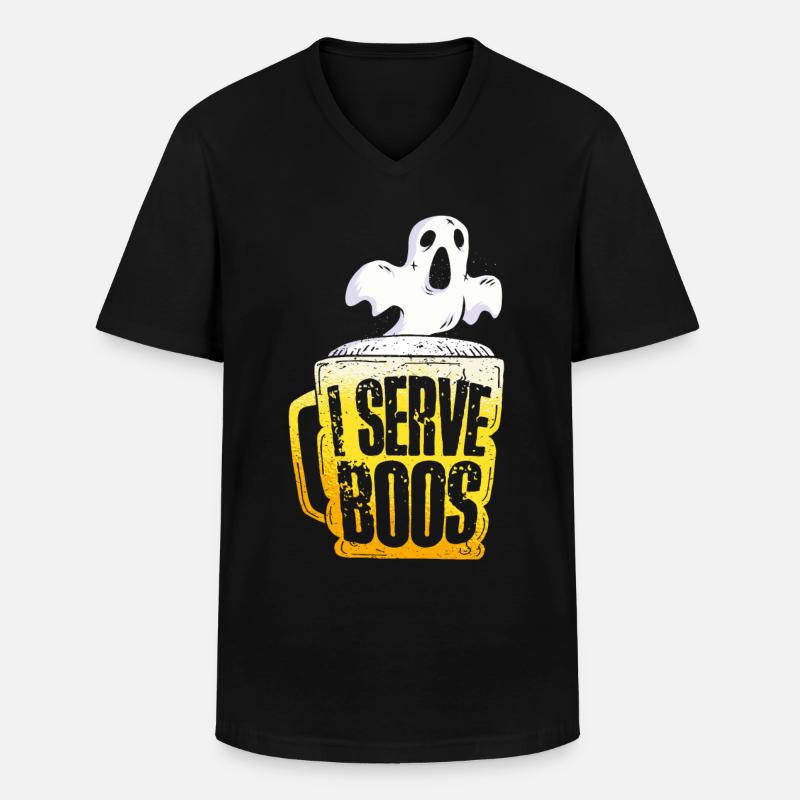Bartender Mixologist Halloween Pun - Männer-T-Shirt mit V-Ausschnitt - Schwarz
