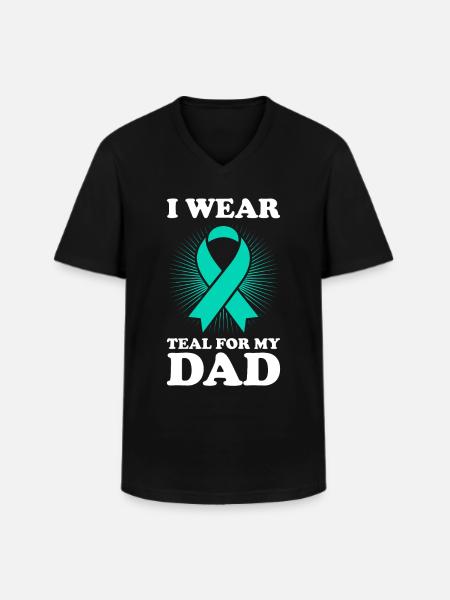Bewusstsein Für Suchtprävention Suchterkrankung - Männer-T-Shirt mit V-Ausschnitt - Schwarz