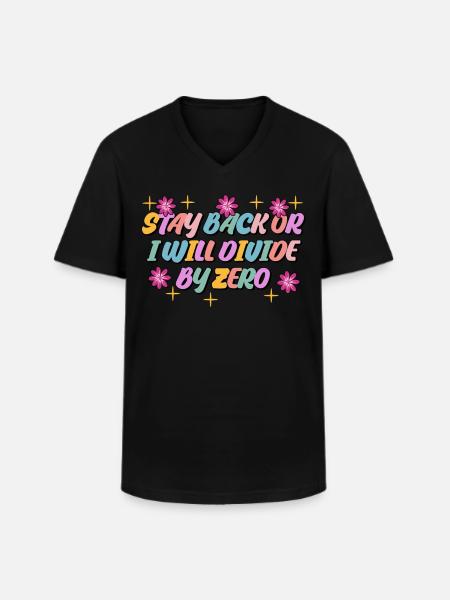 Math Teacher Maths Mathematics - Men's V-Neck T-Shirt - black