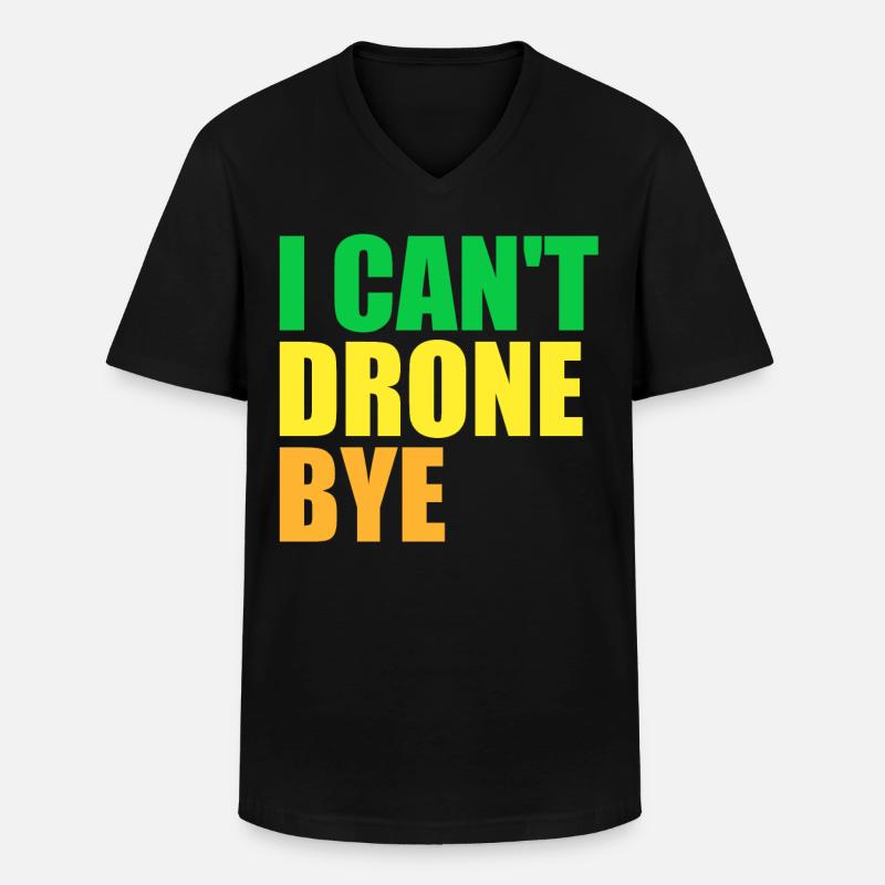 FPV Drone Pilot Drones Quadcopter - Men's V-Neck T-Shirt - black