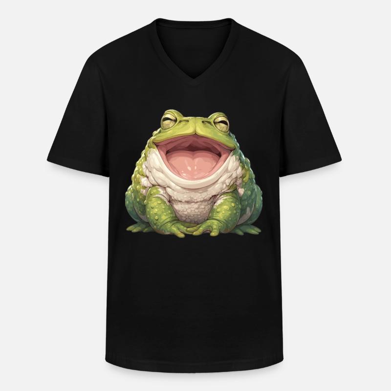 Toad Toads Toad - Men's V-Neck T-Shirt - black
