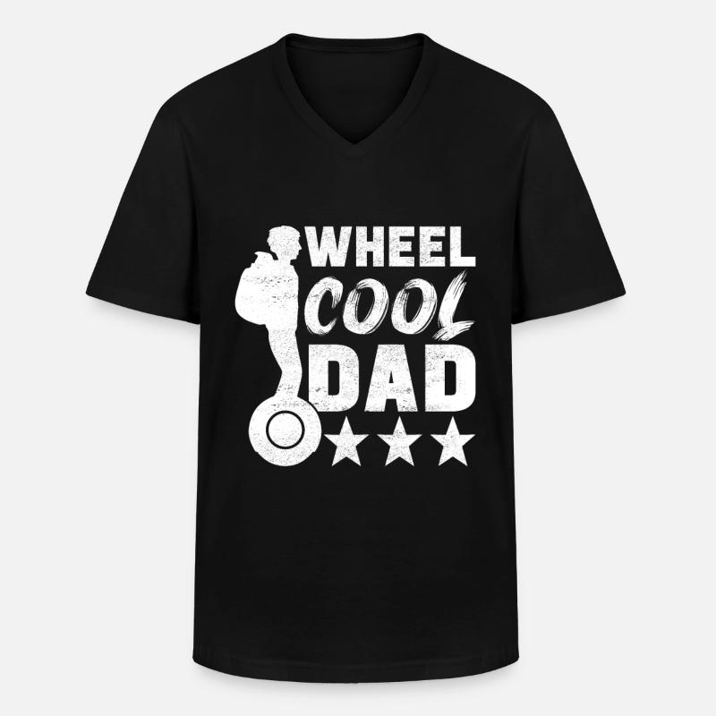 EUC Monowheel - Men's V-Neck T-Shirt - black