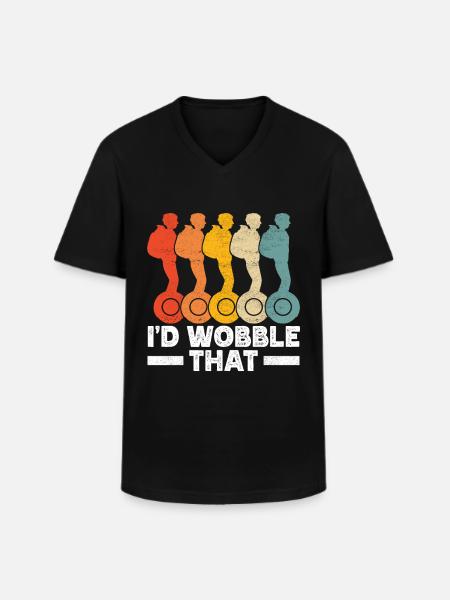 EUC Monowheel - Men's V-Neck T-Shirt - black
