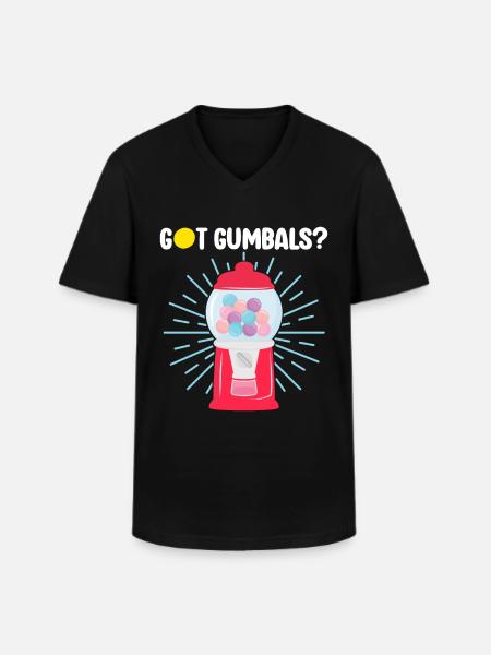 Gumball Machine Chewing Gum Machine - Men's V-Neck T-Shirt - black