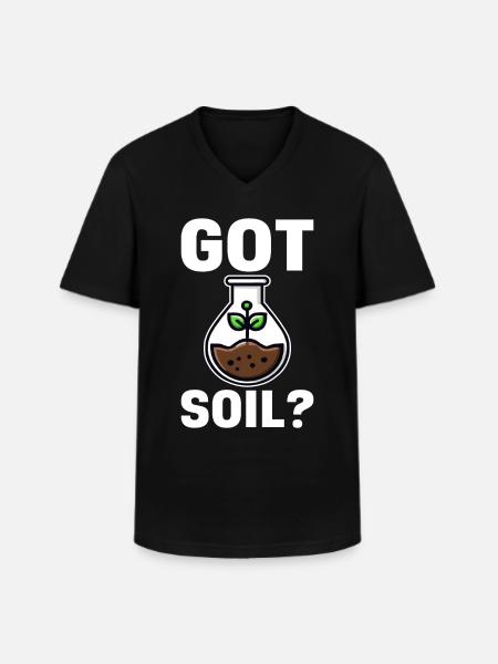 Bodenwissenschaftler Soil Science - Men's V-Neck T-Shirt - black