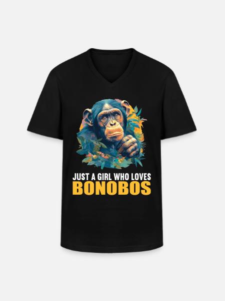 Bonobos Bonobo - Men's V-Neck T-Shirt - black