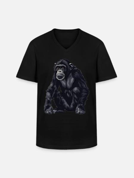 Bonobos Bonobo - Men's V-Neck T-Shirt - black