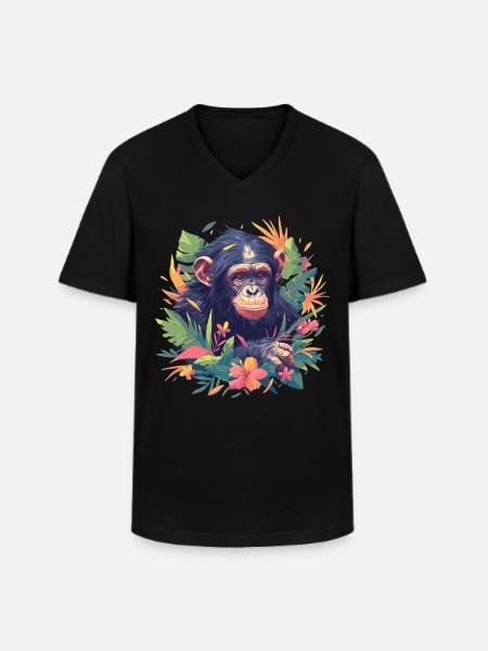 Bonobos Bonobo - Men's V-Neck T-Shirt - black