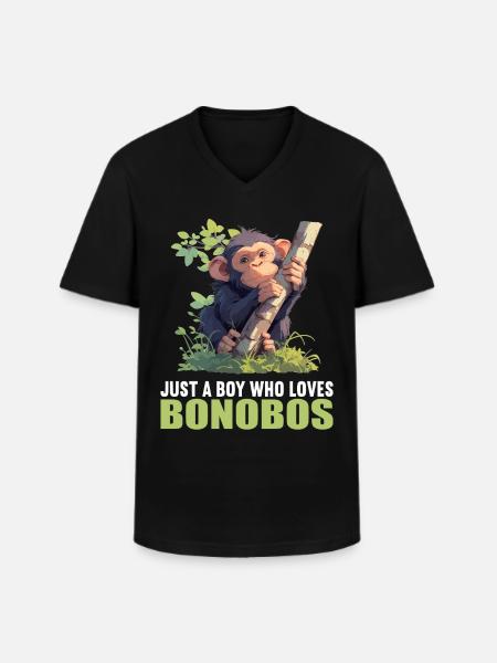Bonobos Bonobo - Men's V-Neck T-Shirt - black