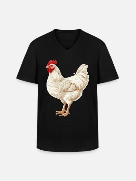 Rooster Roosters Rooster - Men's V-Neck T-Shirt - black