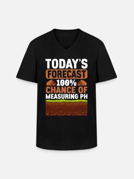 Bodenwissenschaftler Soil Science - Men's V-Neck T-Shirt - black