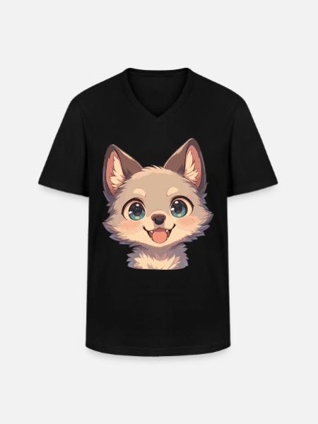 Coyotes Coyote - Men's V-Neck T-Shirt - black