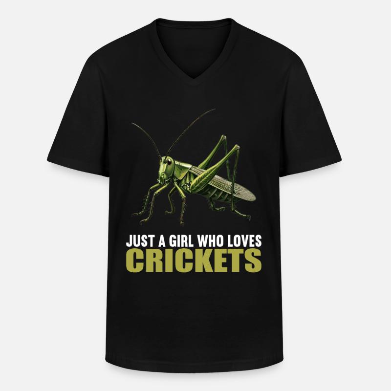 Grillen Grille - Männer-T-Shirt mit V-Ausschnitt - Schwarz