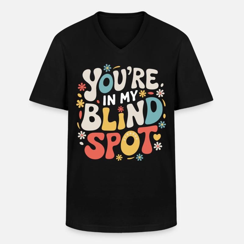 Blinde Blindheit Sehbehinderte Menschen - Männer-T-Shirt mit V-Ausschnitt - Schwarz