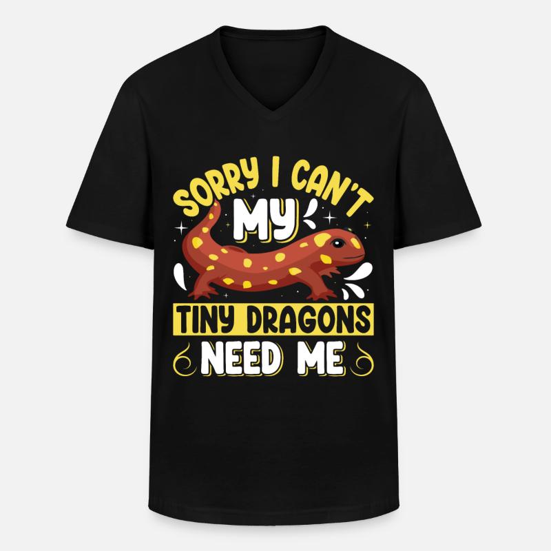 Triton - T-shirt col V Homme - noir