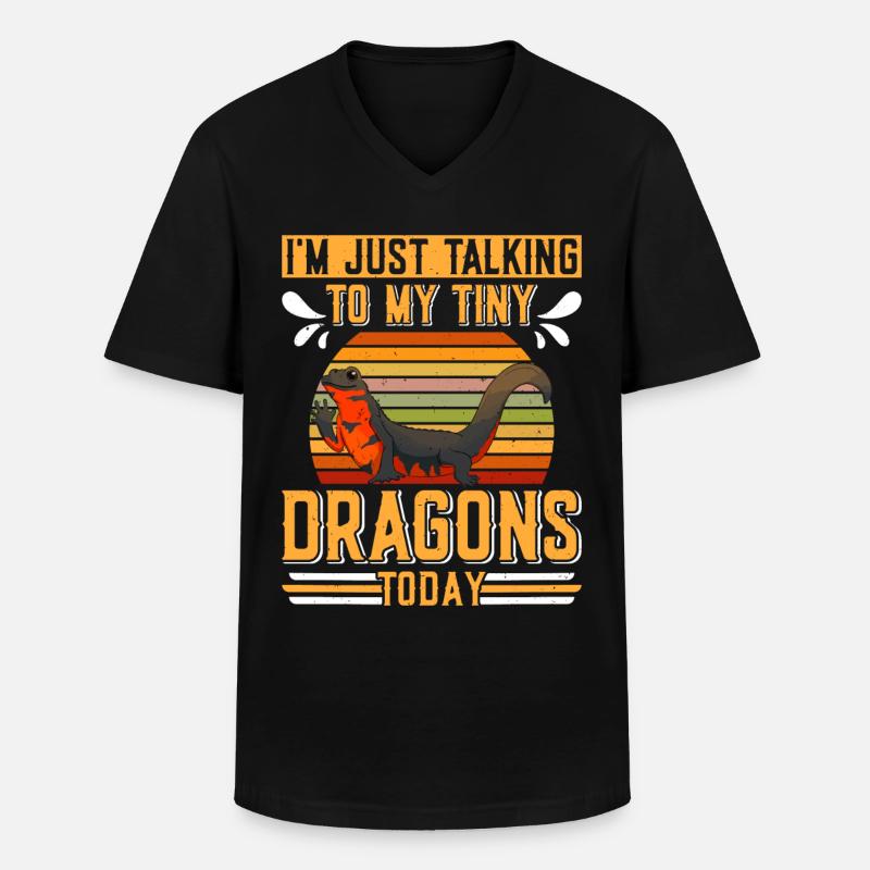 Triton - T-shirt col V Homme - noir