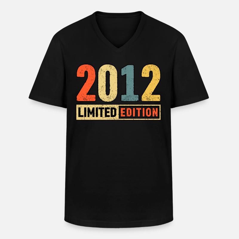 Edition Limitée 2012 - T-shirt col V Homme - noir