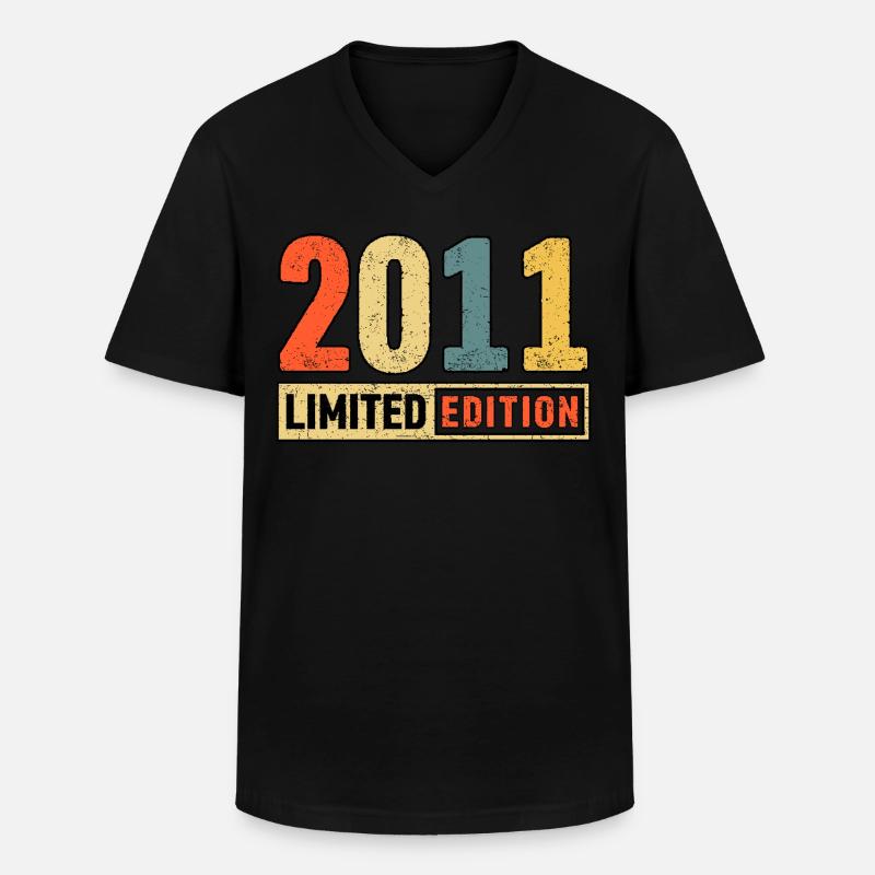 Edition Limitée 2011 - T-shirt col V Homme - noir