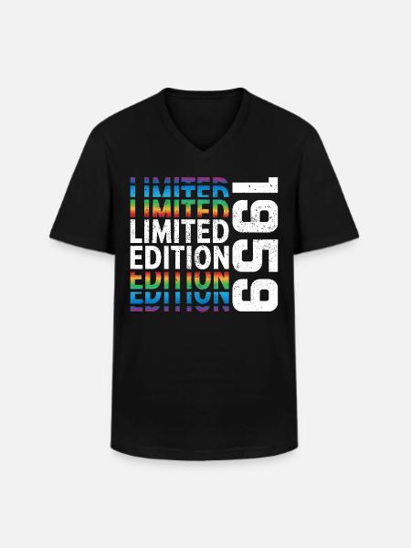 Limited Edition 1959 - Men's V-Neck T-Shirt - black