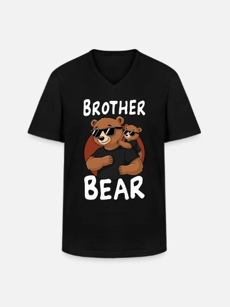 Brother Bear - Men's V-Neck T-Shirt - black