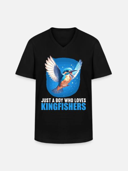 Eisvögel Eisvogel - Männer-T-Shirt mit V-Ausschnitt - Schwarz