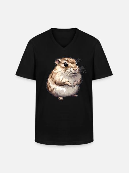 Lemmings Lemming - Men's V-Neck T-Shirt - black