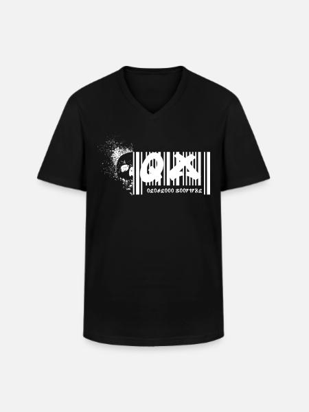 QuadriX (QX) - T-shirt col V Homme - noir