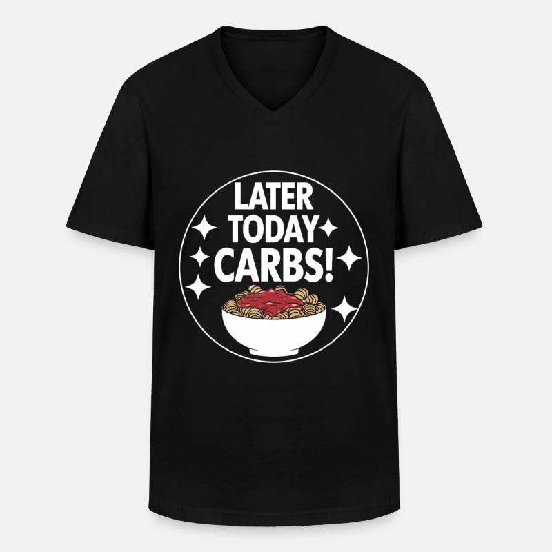 Intermittent fasting Intermittent fasting - Men's V-Neck T-Shirt - black