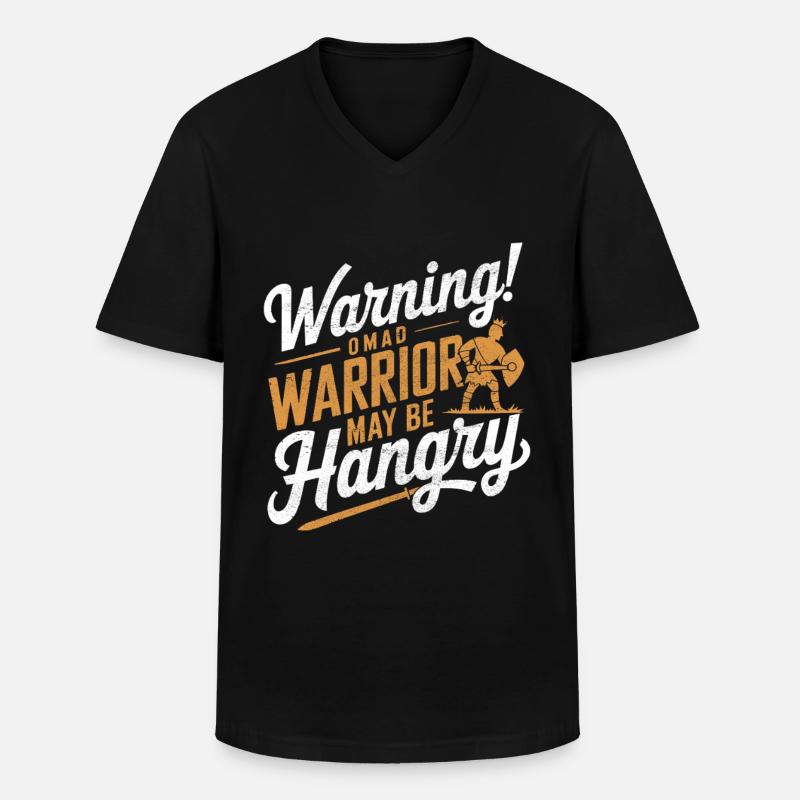 Intermittent fasting Intermittent fasting - Men's V-Neck T-Shirt - black