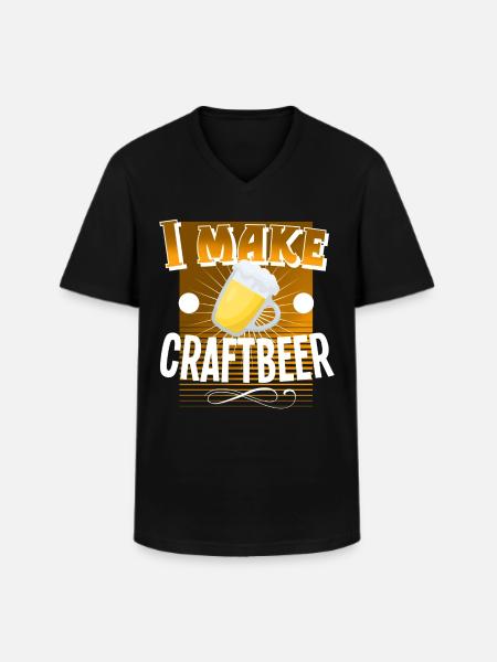 Craft Beer - Men's V-Neck T-Shirt - black