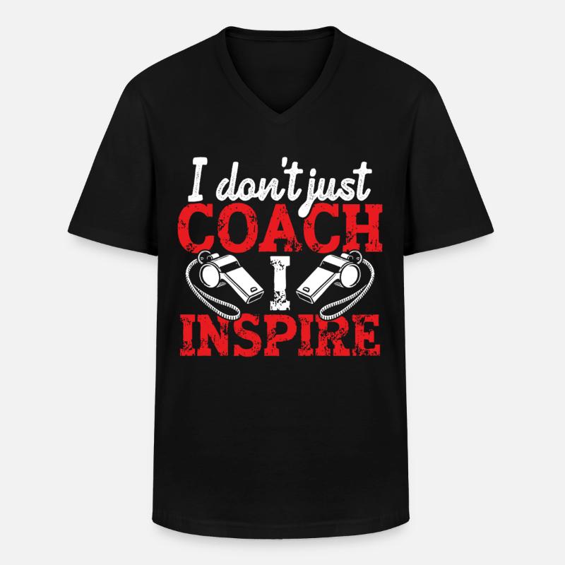 Trainer Geschenke Coach Geschenkidee - Männer-T-Shirt mit V-Ausschnitt - Schwarz