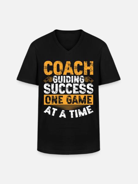 Trainer Geschenke Coach Geschenkidee - Männer-T-Shirt mit V-Ausschnitt - Schwarz