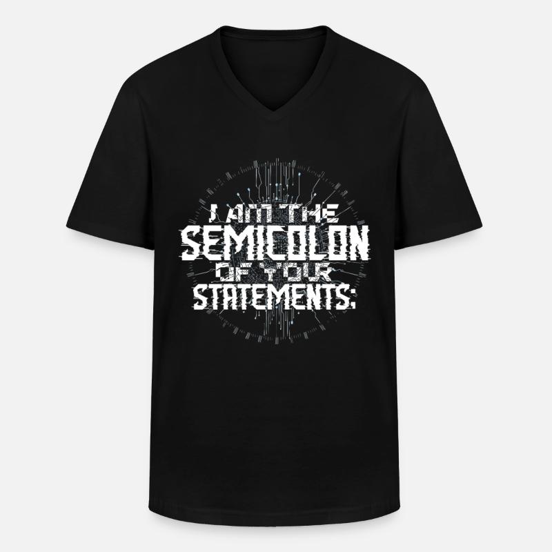 Theoretical Computer Scientist - Men's V-Neck T-Shirt - black