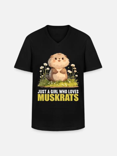 Muskrats Muskrat - Men's V-Neck T-Shirt - black