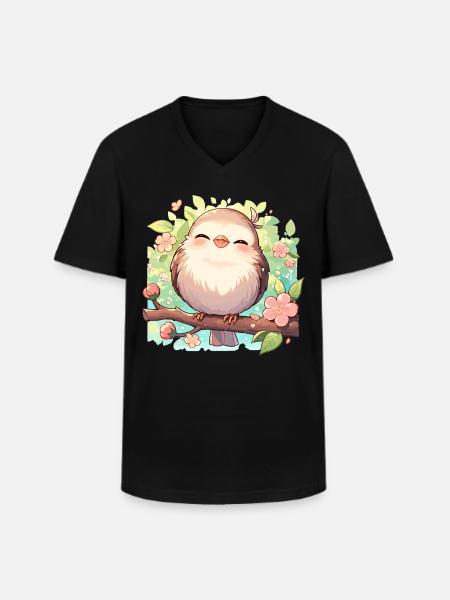 Nightingales Nightingale - Men's V-Neck T-Shirt - black