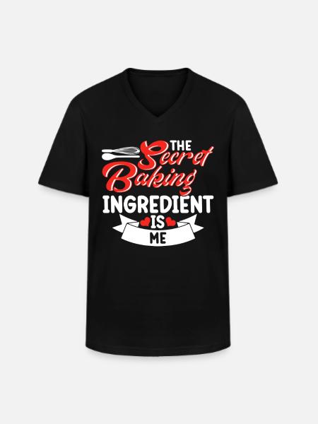 Baking Baker Bakery - Men's V-Neck T-Shirt - black