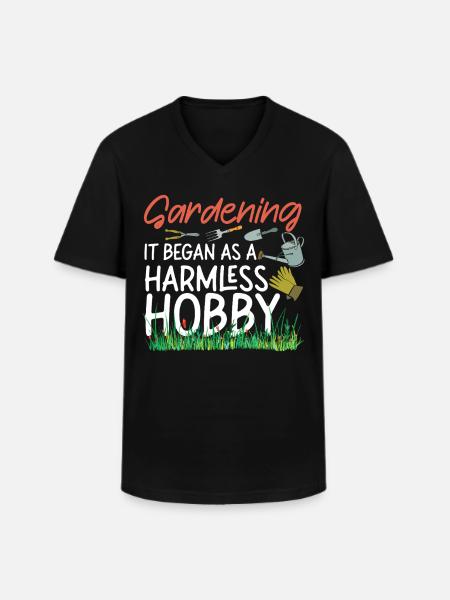 Plant Lover Gardening Gardening It - Men's V-Neck T-Shirt - black