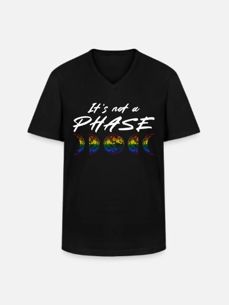 LGBTQIA+ Lesbians, Gays, Equality - Men's V-Neck T-Shirt - black