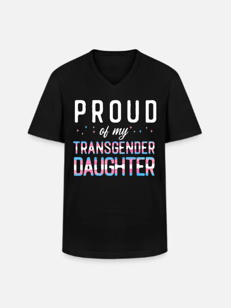 Transgender Trans LGBT Pride - Men's V-Neck T-Shirt - black