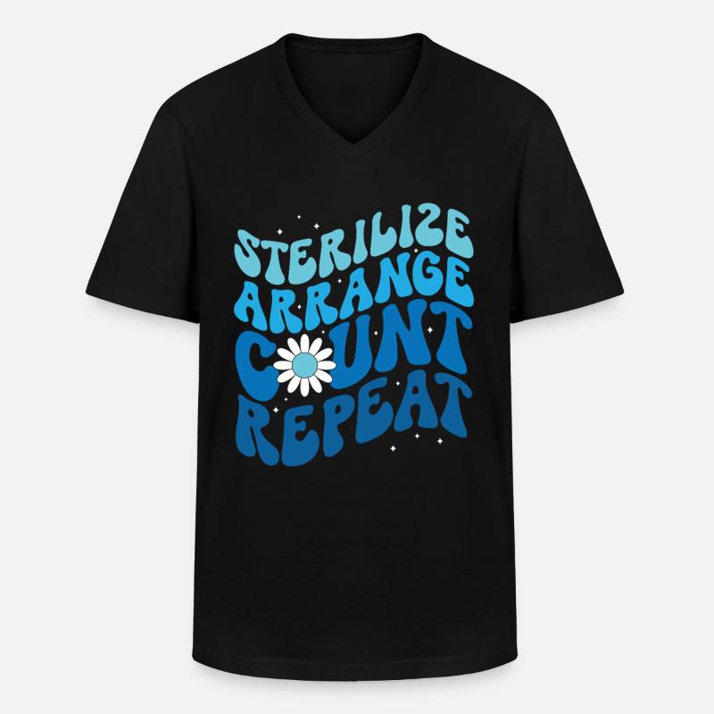 Chirurgischer Techniker Chirurgischer Technologe - Männer-T-Shirt mit V-Ausschnitt - Schwarz