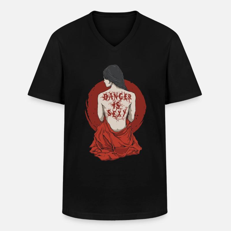 Dark Romance Reverse Harem - Men's V-Neck T-Shirt - black