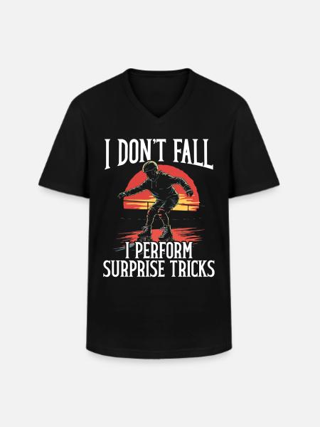 Inline Skating Rollerblading Inline Skates - Männer-T-Shirt mit V-Ausschnitt - Schwarz