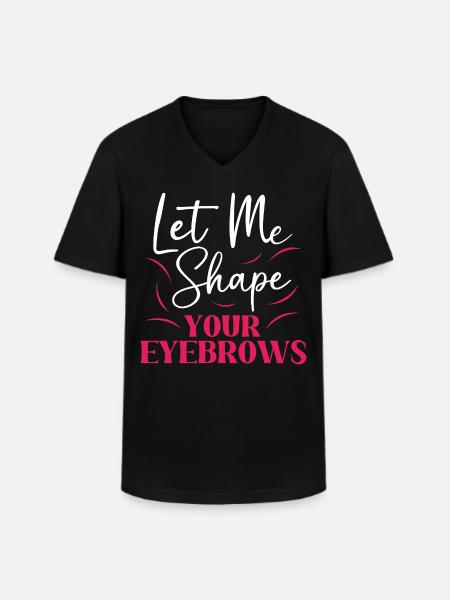 Makeup Microblading Cosmetic Beautician - Men's V-Neck T-Shirt - black